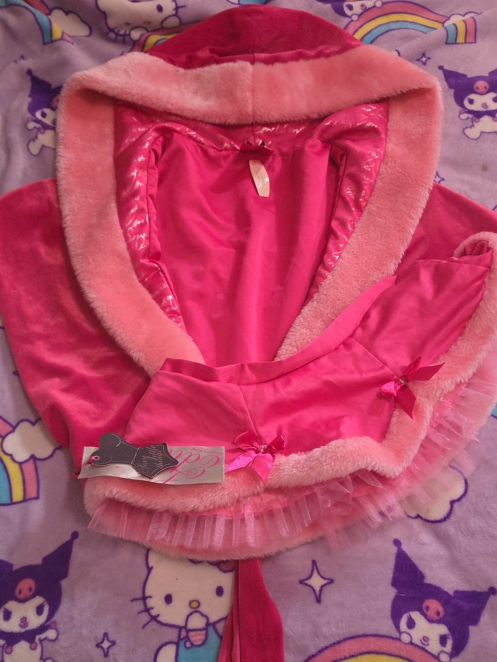 NWT Y2k Sexy Little Things Limited Edition Santa Baby Cape!